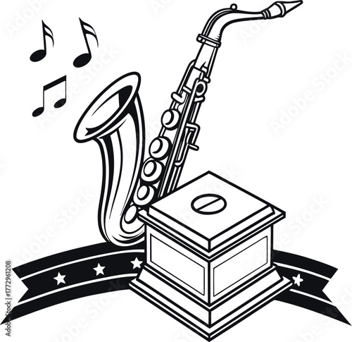 musical instruments vector illustration