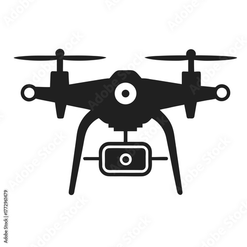 military dron vector illustration