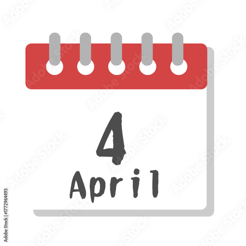 4月　カレンダー　イラスト