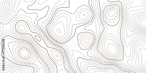 Topographic gold luxury map background. Geographic abstract pattern. The topo contour or wallpaper.paper texture Imitation of a geographical map shade.