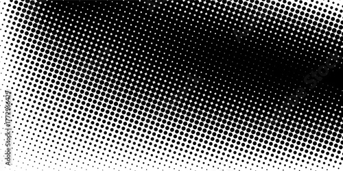 Basic halftone dots effect in black and white color. Halftone effect. Dot halftone. Black white halftone. MODERN