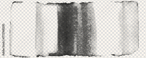 Long horizontal halftone texture. Noisy gradient texture overlay. Grunge background.