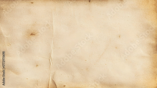 Vector old parchment paper sheet vintage aged or texture. 