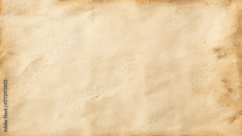 Old vintage paper sheets. Antique crumpled paper texture. 