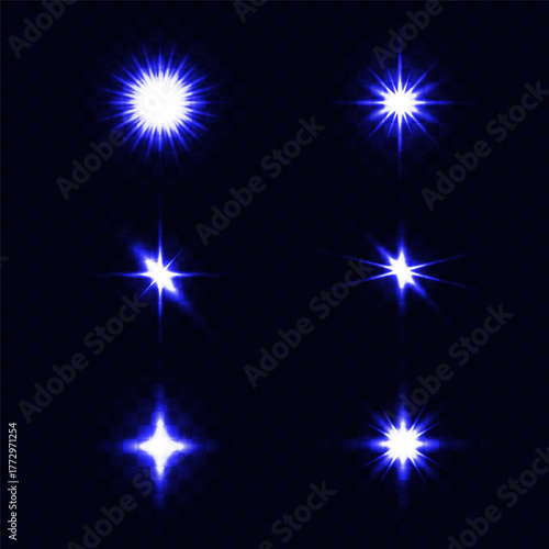 Lens Flare, light glow effect. sun or realistic shining star with backlight effect.
bokeh glitter and sparkles or sparkles on transparent background.