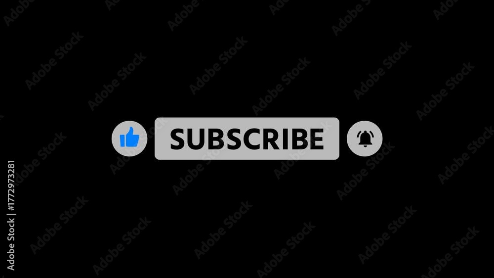 Dynamic Animated Subscribe Button for YouTube Creators, Video Editors ...