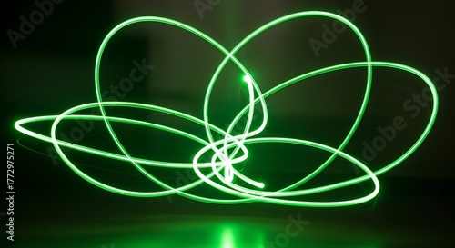 Light Painting Abstract Green Pattern © Gallery of AKM
