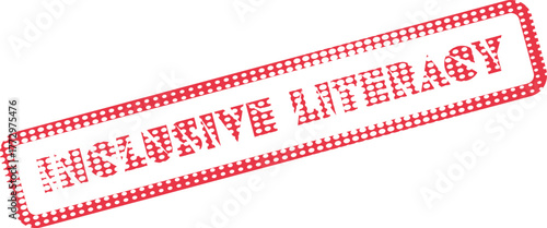Inclusive Literacy Endorsement Stamp Advocating Reading and Writing Skills for All Individuals