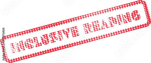 Inclusive Reading Affirmation Stamp Encouraging Accessibility and Love for Books by Everyone