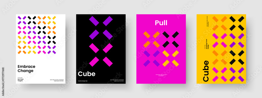 Obraz premium Creative Poster Template. Isolated Banner Design. Abstract Book Cover Layout. Flyer. Report. Background. Brochure. Business Presentation. Portfolio. Newsletter. Pamphlet. Journal. Leaflet. Catalog