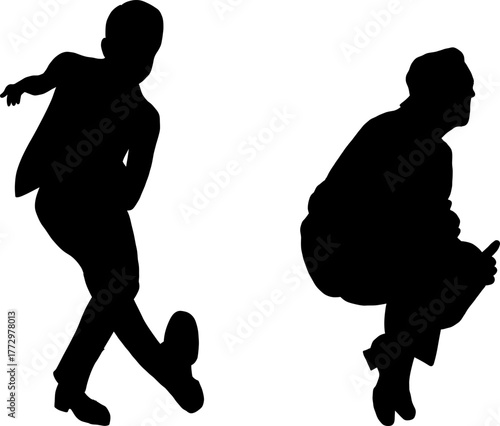 Backpack Traveler Walking Silhouette