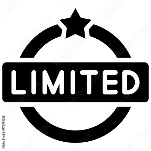limited stamp icon