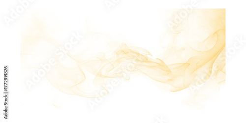 Tableau sur toile Ethereal gold smoke abstract art flowing gracefully artistic smoke swirling moti