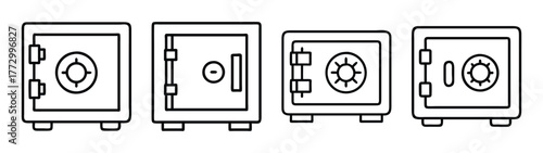 Safes security strongbox secure vault safety deposit box money protection financial security system