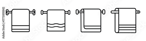 Towel rack ideas and towel hanging solutions for bathroom decor and organization inspiration