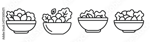 Line art potted plants vector illustration, indoor plant decor, minimalist plant drawing, home garden art