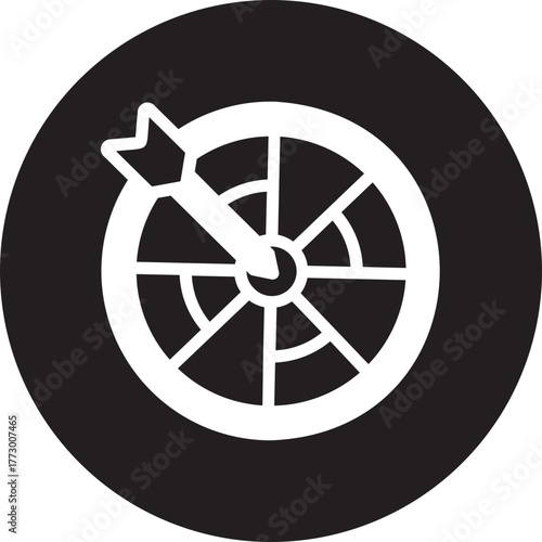 dart board glyph icon