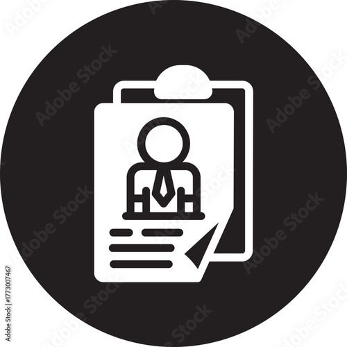 curriculum glyph icon