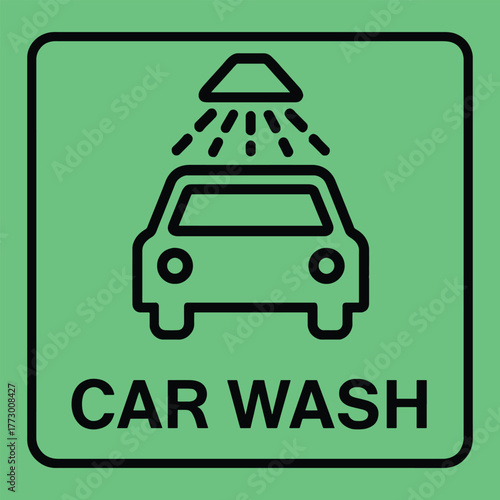 Car wash icon