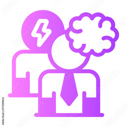 brainstorm gradient icon
