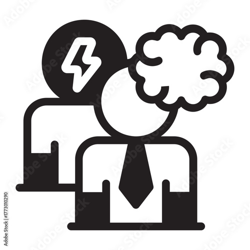 brainstorm line icon