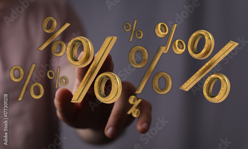 Close-up of golden percenta...