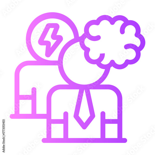 brainstorm gradient icon