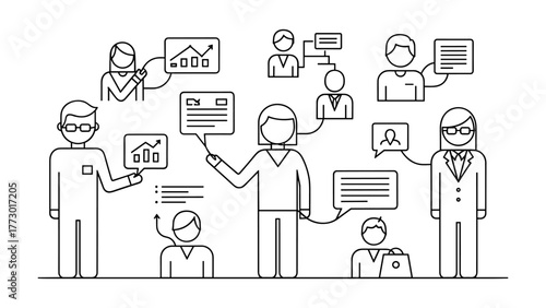 Group of workers with tools