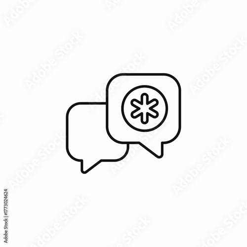 online medical consultation icon sign vector