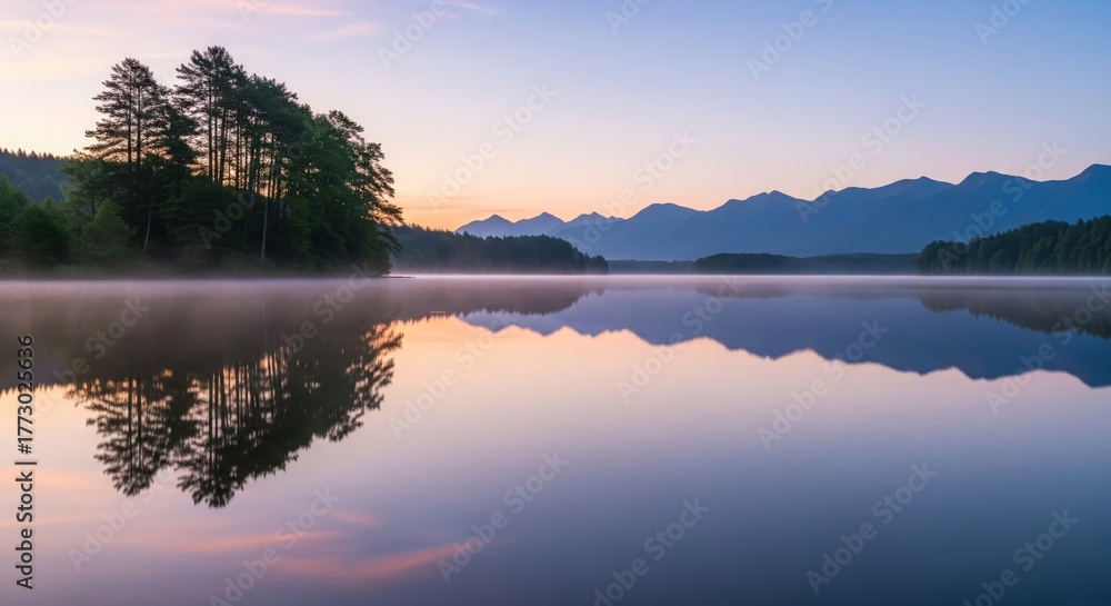 Obraz premium Calm Lake Reflection