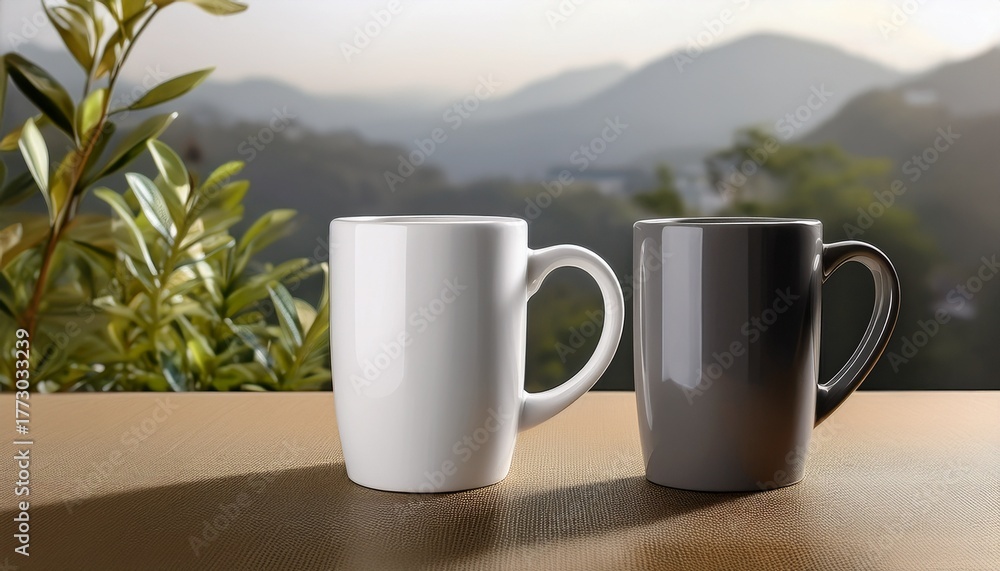 Obraz premium Beautiful Mug Mockup