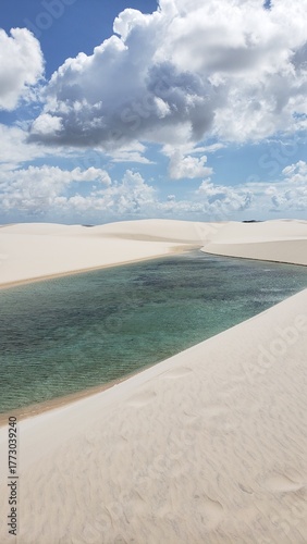 Where sand meets water and time slows down. Lençóis Maranhenses: Between crystal-clear lagoons and endless dunes