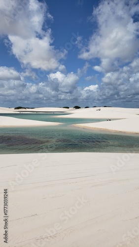 Where sand meets water and time slows down. Lençóis Maranhenses: Between crystal-clear lagoons and endless dunes