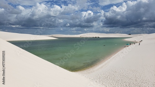 Where sand meets water and time slows down. Lençóis Maranhenses: Between crystal-clear lagoons and endless dunes