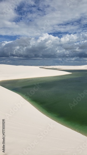 Where sand meets water and time slows down. Lençóis Maranhenses: Between crystal-clear lagoons and endless dunes