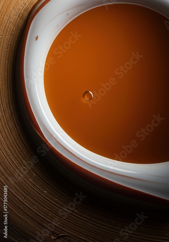 Wallpaper Mural A close-up of intricate organic patterns and soothing earthy textures, perfect for a serene and inviting decorative background ,rustic ,brown ,Nature Torontodigital.ca