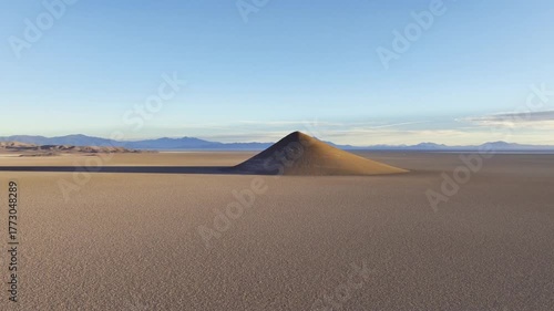 Aerial view of Cono de Arita in the Argentine highlands