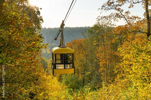 air cableway in gauja walley