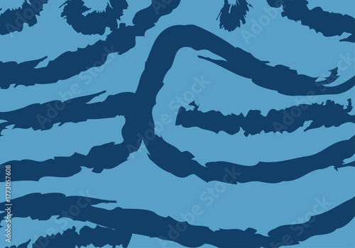 Fondo de pinceladas azul oscuro en azul claro