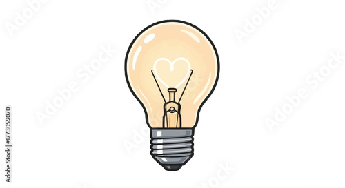 A cartoon lightbulb shines brightly on a stark transparent background, illuminating with the energy of ideas and possibilities.
