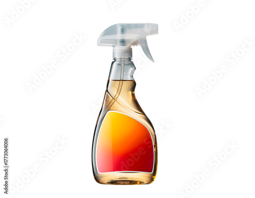 Cleaning Spray Bottle Isolated on White Background