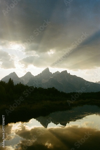 lake in the mountains