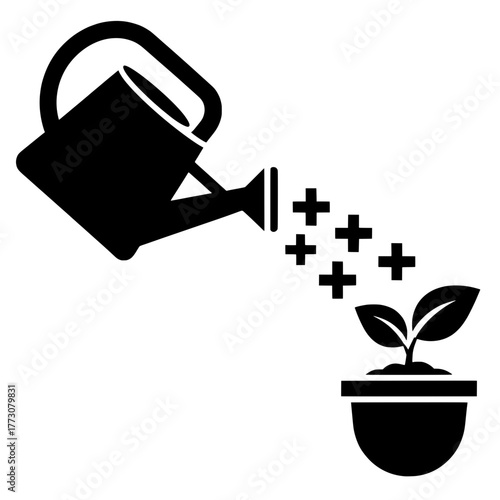 Nurturing Employee Growth and Skill Development Vector Icon
