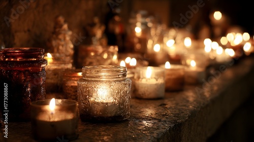 Honoring with Candlelight All Saints Day