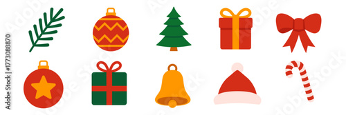 Christmas decoration icon. Christmas icon