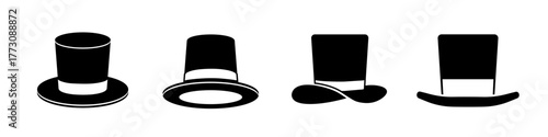 hat icon. hat icon set
