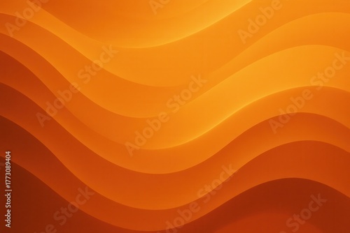 Radiant orange gradient waves with soft light streaks and subtle grain for backgrounds