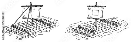 Mountain Peaks Silhouette Icons Set Alpine Ridge Logo Elements Vector