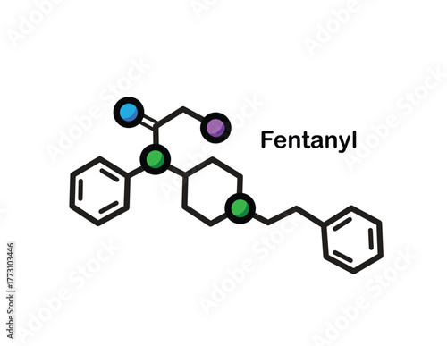 Chemical Structure of Fentanyl