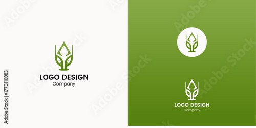 Modern Abstract Colorful Logo Design Concept for Branding